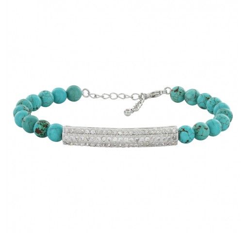 Montana Perlenarmband Türkis