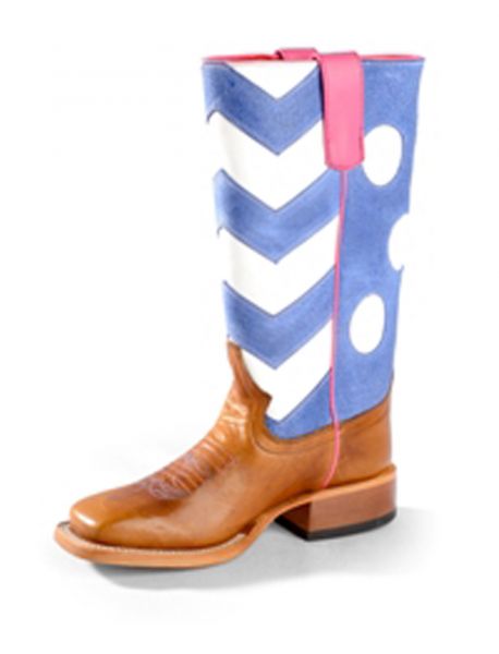 Macie Bean Kids Stiefel Periwinkle Polka Dot