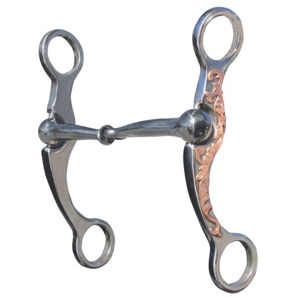 Professional's Choice - Copper Snaffle Bit - Kupfer-Verzierung