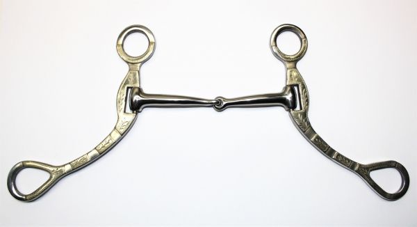 Shank Snaffle Show Bit