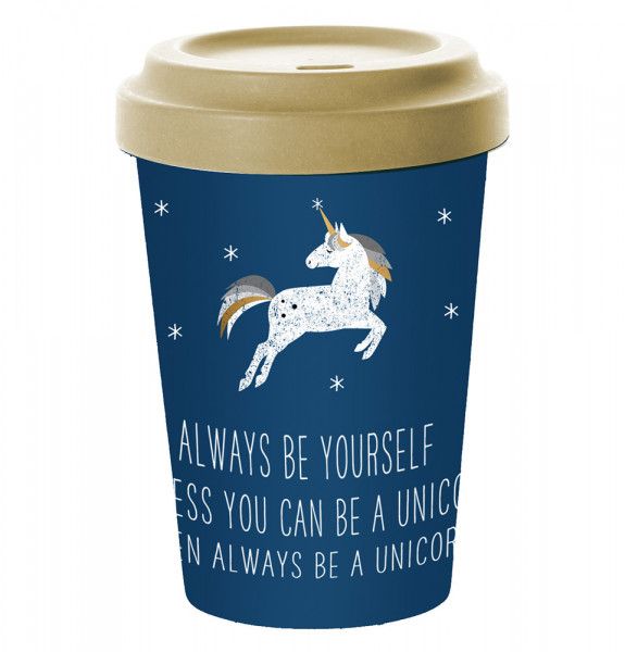 Bambusbecher Unicorn