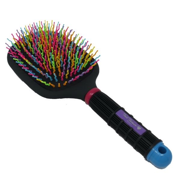 Rainbow Paddle Brush large von Tail Tamer