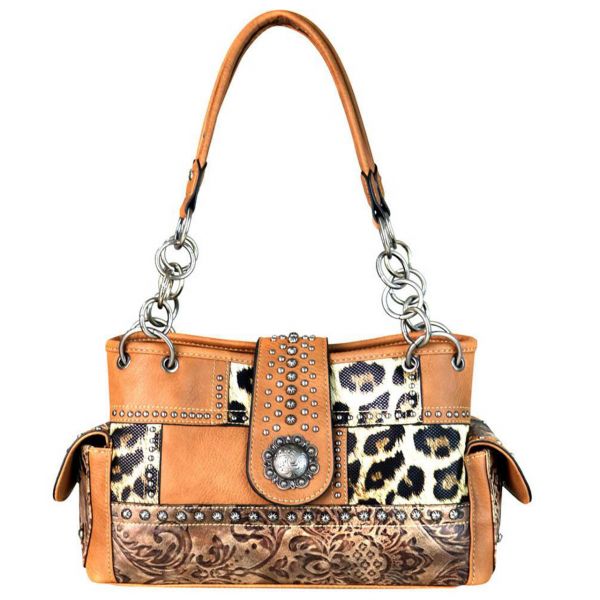 Handbag Leo print Coffee