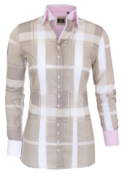 Fior da Liso Bluse Cecilie Simply Taupe