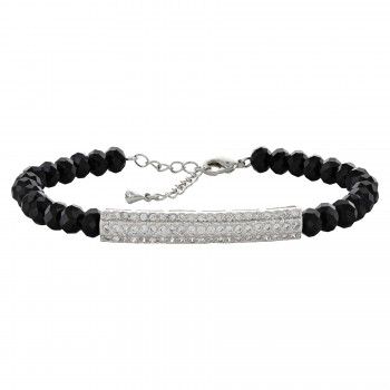 Montana Perlenarmband Black