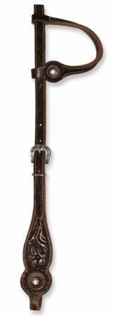 Einohr Flower dunkel Teardrop von Superior Saddlery